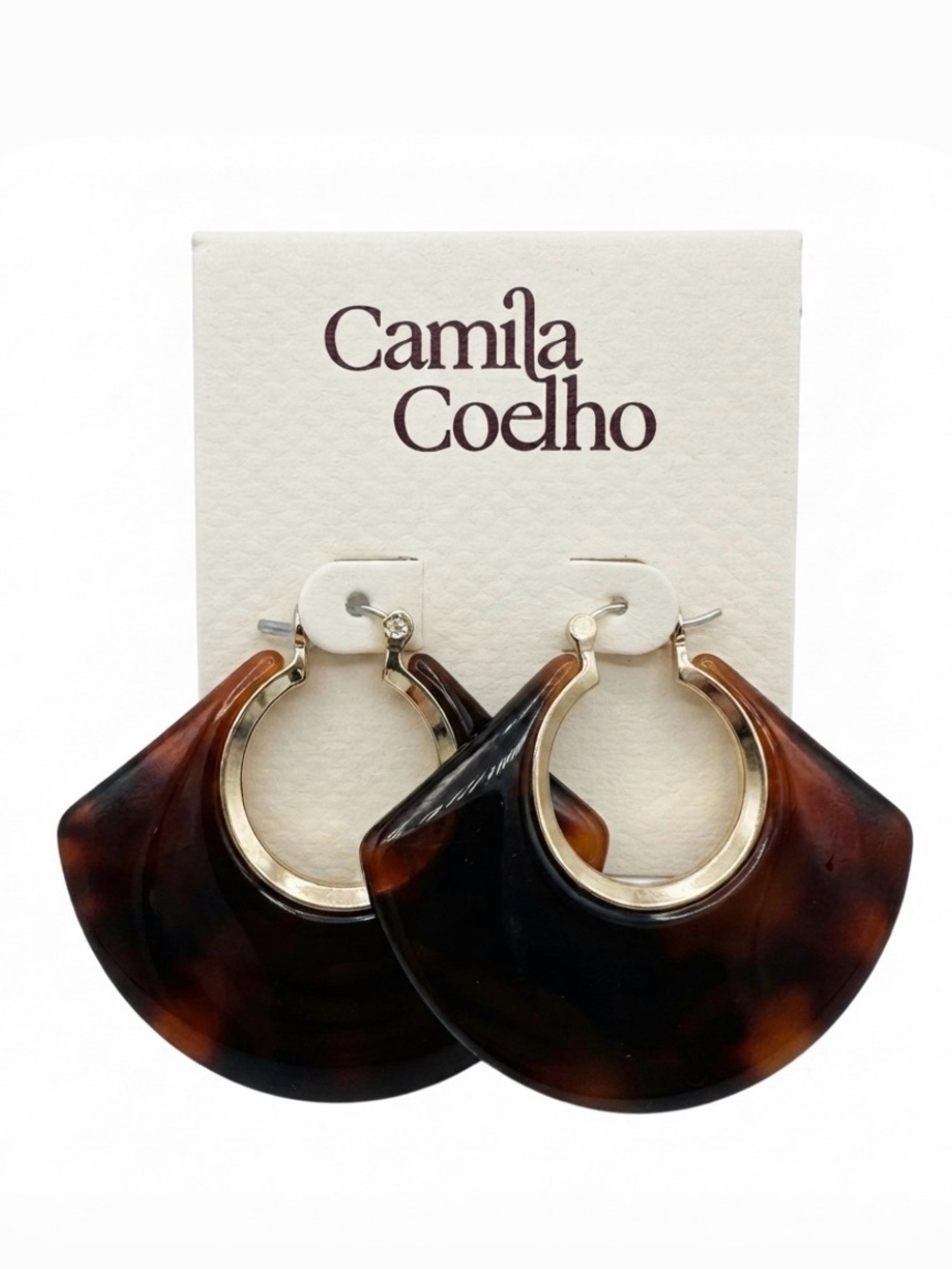 NWT ⚜️🤎⚜️ CAMILA COELHO Semi Precious Stone Drop Earrings